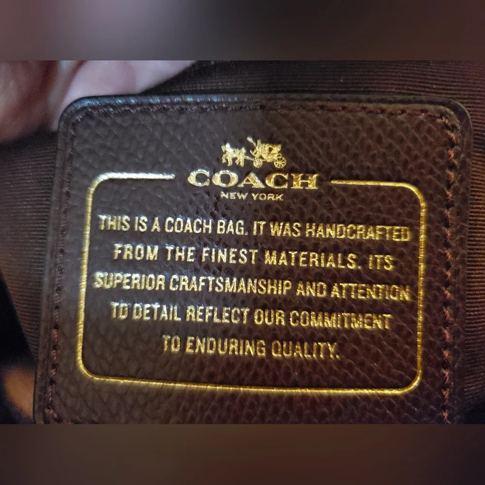 COACH MINI CORA SATCHEL IN PERFECT LIKE NEW CONDITION! - Picture 8 of 8